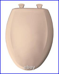Bemis 1200SLOWT Elongated Closed-Front Toilet Seat and Lid Desert Bloom