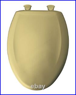 Bemis 1200SLOWT Elongated Closed-Front Toilet Seat and Lid Gold