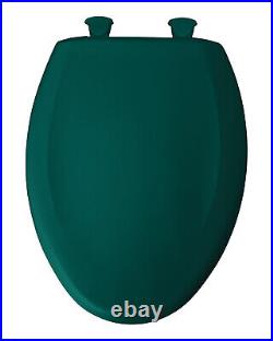 Bemis 1200SLOWT Elongated Closed-Front Toilet Seat and Lid Teal