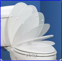 Bemis 1200SLOW-443 Elongated Plastic Slow Close Toilet Seat INNOCENT BLUSH
