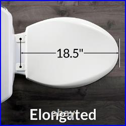 Bemis 1955CT 000 Commercial Elongated Open Front White Toilet Seat Bemis 1955CT 000 Commercial Elongated Open Front White Toilet Seat