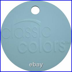 Bemis 200SLOWT-024 Round Plastic Slow Close Toilet Seat -Crane SKY BLUE