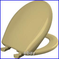 Bemis 200SLOWT 031 Round Closed Front Toilet Seat Harvest Gold