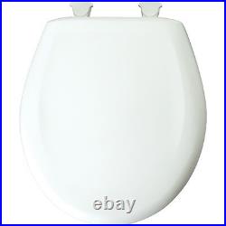 Bemis 200SLOWT-035 Round Plastic Slow Close Toilet Seat SEA GREEN
