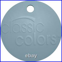 Bemis 200SLOWT-044 Round Plastic Slow Close Toilet Seat Peerless CERULEAN BLUE