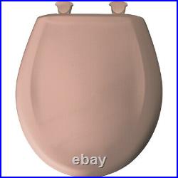Bemis 200SLOWT-243 Round Plastic Slow Close Toilet Seat Western Pottery ROSE