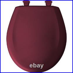 Bemis 200SLOWT-313 Round Solid Plastic Slow Close Toilet Seat Eljer RUBY