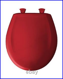 Bemis 200SLOWT Round Closed-Front Toilet Seat Red