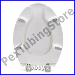 Bemis 2L2150T (White) 2 Lift Medic-Aid Plastic Elongated Toilet Seat