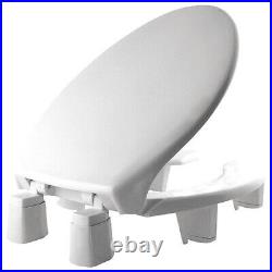 Bemis 3L2150t 000 Toilet Seat, With Cover, Plastic, Elongated, White