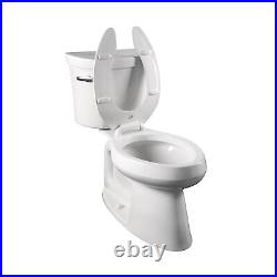 Bemis 6 Pack Commercial Open Front Plastic Toilet Seat, Heavy Duty Industrial