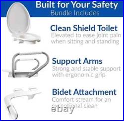 Bemis 7YR85320H20 Assurance Clean Shield 3 Toilet Seat/Support Arms/Bidet $420 Bemis 7YR85320H20 Assurance Clean Shield 3 Toilet Seat/Support Arms/Bidet $420