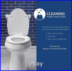 Bemis Assurance 3 Raised Toilet Seat for Seniors, Clean Shield Guard