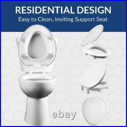 Bemis Assurance 3 Raised Toilet Seat for Seniors, Clean Shield Guard