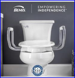 Bemis Assurance 3 Raised Toilet Seat with Handles and Bidet Attachment, elongat Bemis Assurance 3 Raised Toilet Seat with Handles and Bidet Attachment, elongat