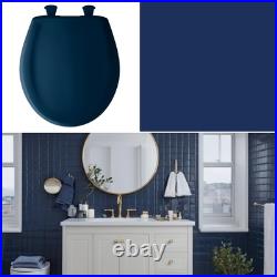 Bemis Classic Colors Slow Close Toilet Seat, Easy Clean Hinges and Durable Seat