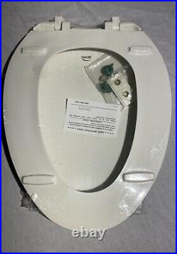 Bemis Elongated Plastic Toilet Seat Model# 1200TT 000 White