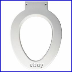 Bemis Gr4le-000 Toilet Seat, Without Cover, Plastic, Elongated, White