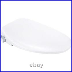 Bemis Haven HV2000E000 Elongated Plastic Bidet Toilet Seat White, Slow-Close