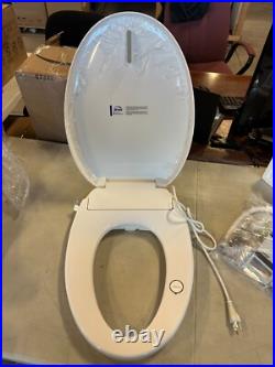 Bemis Haven HV2000E000 Elongated Plastic Bidet Toilet Seat White, Slow-Close