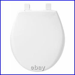 Bemis Slow Close Round White Plastic Toilet Seat (Pack of 4)