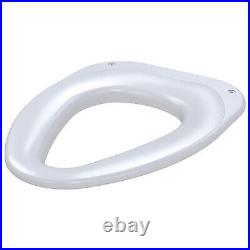 Bestcare Wh-Lrsc-White Toilet Seat, Without Cover, Plastic, Elongated, White