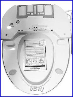 Bidet4me E-300A Electric Bidet Toilet Seat, Plastic, Elongated White -DIY Kit
