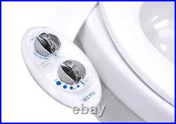 Bidet Attachment on Toilet Seat Fresh Water Non Electric Mechanical Spray Nozzle