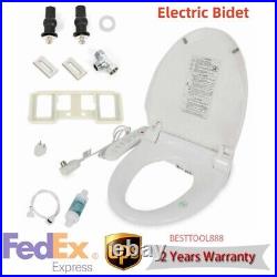 Bidet Toilet Seat Electric Smart Automatic Deodorization Elongated Heated White