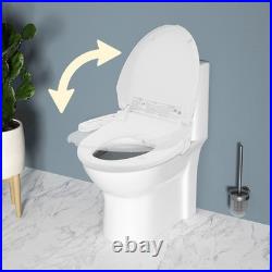 Bidet Toilet Seat Electric Smart Automatic Deodorization Elongated Heated White