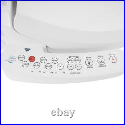 Bidet Toilet Seat Electric Smart Automatic Deodorization Elongated Heated White
