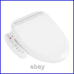 Bidet Toilet Seat Electric Smart Automatic Deodorization Elongated Heated White