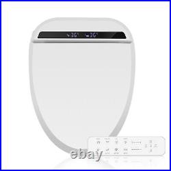 Bidet Toilet Seat Electric Warm Water Smart Heated Bidet with Warm Air Drying