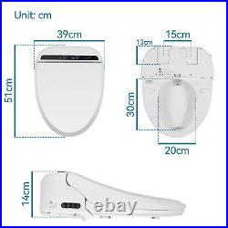 Bidet Toilet Seat Electric Warm Water Smart Heated Bidet with Warm Air Drying US Bidet Toilet Seat Electric Warm Water Smart Heated Bidet with Warm Air Drying US