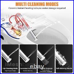 Bidet Toilet Seat Electric Warm Water Smart Heated Bidet with Warm Air Drying US Bidet Toilet Seat Electric Warm Water Smart Heated Bidet with Warm Air Drying US