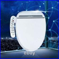 Bidet Toilet Seat Electric White with Heating Technology Automatic Body Sensor