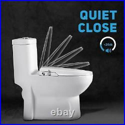 Bidet Toilet Seat, Elongated Toilet Seat Cover with separated Self-Cleaning Knob