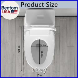 Bidet Toilet Seat Elongated, Unlimited Warm Water, Heated Toilet Seat, Warm Air