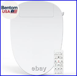 Bidet Toilet Seat Elongated, Unlimited Warm Water, Heated Toilet Seat, Warm Air