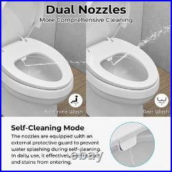 Bidet Toilet Seat, Non-Electric Quiet-Close, Fit Elongated Toilet Seat, Adjus Bidet Toilet Seat, Non-Electric Quiet-Close, Fit Elongated Toilet Seat, Adjus