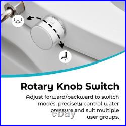 Bidet Toilet Seat, Non-Electric Quiet-Close, Fit Elongated Toilet Seat, Adjus Bidet Toilet Seat, Non-Electric Quiet-Close, Fit Elongated Toilet Seat, Adjus