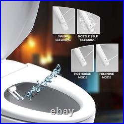 Bidet Toilet Seat Round Bidet Toilet Seat with Adjustable Self-Cleaning Noz Bidet Toilet Seat Round Bidet Toilet Seat with Adjustable Self-Cleaning Noz