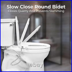 Bidet Toilet Seat round Bidet Toilet Seat with Adjustable Self-Cleaning Nozzle