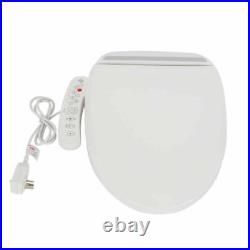 Bidet Toilet Seat withSide Control Panel Elongated Automatic Deodorization White