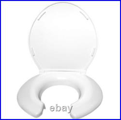 Big John Toilet Seat 3W Handles 1200 lbs Fits Elongated And Round Toilets