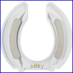 Big John Toilet Seat 3W Handles 1200 lbs Fits Elongated And Round Toilets