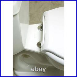 Big John Toilet Seat 3W Handles 1200 lbs Fits Elongated And Round Toilets