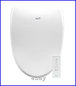 BioBidet A8 Serenity Elongated Bidet Toilet Seat White