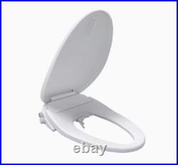 BioBidet BB-500 Low Profile, Adjustable, Heated Toilet Seat, Elongated WHITE