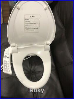 BioBidet BB-600 BB600 Ultimate Advanced Bidet Toilet Seat Round White